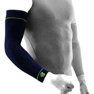 Bauerfeind Sport Compressie Arm Sleeve - Donkerblauw - Lange Sleeve - Per paar