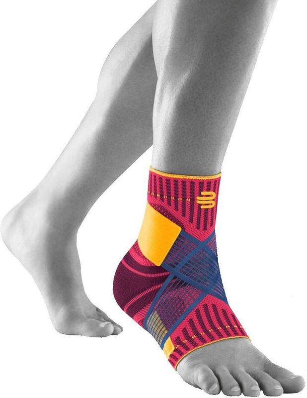 Bauerfeind Sports Ankle Support Enkelbrace - XL - Links - Roze
