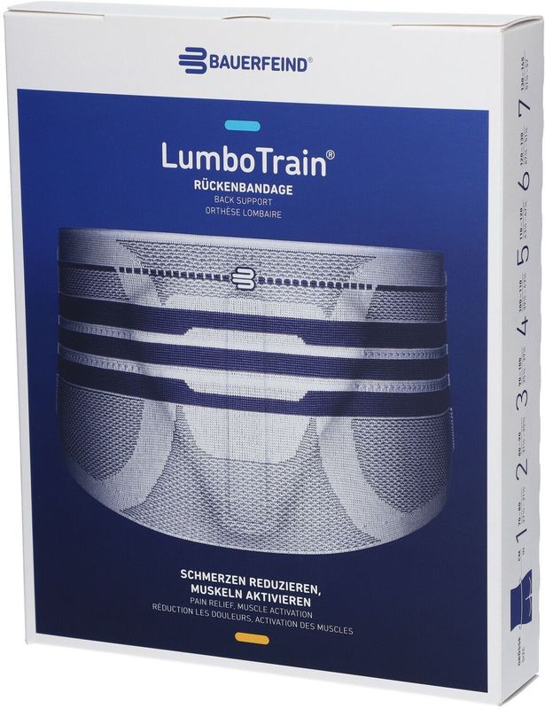 Bauerfeind - LumboTrain - Actieve Rugbandage - Zwart - Elastisch