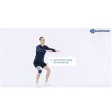 Bauerfeind GenuTrain Kniebrace - 1 - Universeel - Grijs