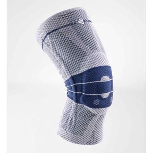 Bauerfeind GenuTrain met Siliconenboord Kniebrace - 6 - Universeel - Grijs