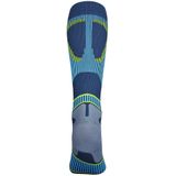 Bauerfeind - Run Performance - Compressiekousen - Blauw - Hoogelastisch