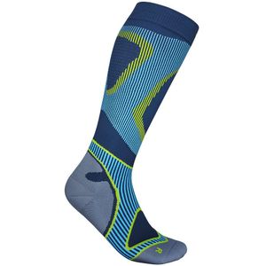 Bauerfeind - Run Performance - Compressiekousen - Blauw - Hoogelastisch