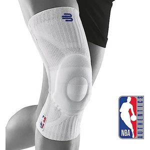 Bauerfeind Knee Support NBA Kniebeschermers, uniseks, 1 sportbandage voor basketbal, voor de rechter- of linkerknie
