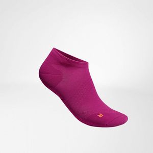 Bauerfeind - Sports Run Ultralight - Compressie Enkelsokken - Berry - Compressiezone voor Voetholte