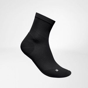 Bauerfeind - Run Ultralight Mid Cut Socks - Compressiekousen - Wit - Materiaal: Synthetisch