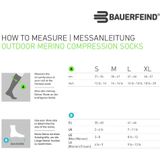 Bauerfeind - Run Ultralight - Compressiekousen - Zwart - Ultra Lichtgewicht, Hoog Ademend Vermogen