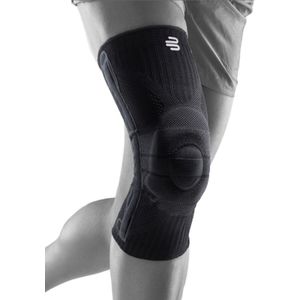 BAUERFEIND Unisex Adult Knee Support Knie-Sportbandage, All Black, S