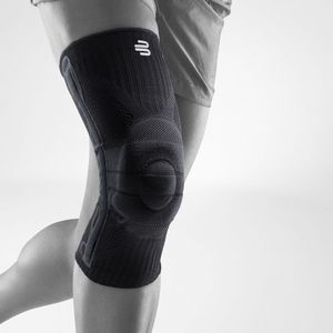 Bauerfeind Sports Knee Support, All-Zwart, XXL - 1 Stuk