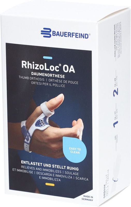 Bauerfeind RhizoLoc OA | CMC Atrose | Links-Maat 1