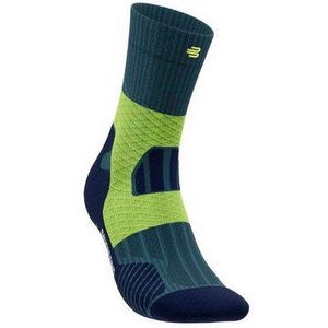 Bauerfeind Sports - Trail Run Mid Cut Socks - Blauw - 90% Polyamide, 10% Elastaan