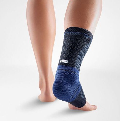 Bauerfeind AchilloTrain® - Achillespees / Enkel Brace - Zwart/Blauw - Maat 2