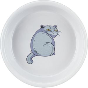 Trixie Keramiknapf mit Motiv - 250 ml, Ø 13 cm