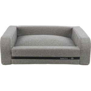 Trixie - Hondensofa Citystyle - Hondenmand - Hoekig - Home Edition - Lichtgrijs - 90X70 cm