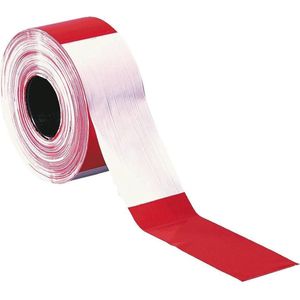 250 meter afzetlint rood/wit extra sterk