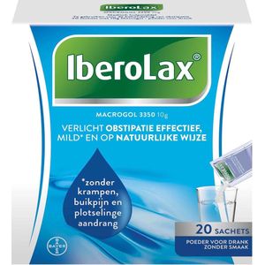 Iberolax - verlicht obstipatie effectief - 20 zakjes
