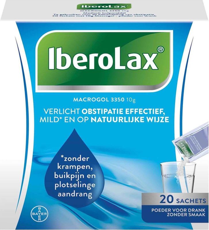 Iberolax - verlicht obstipatie effectief - 20 zakjes