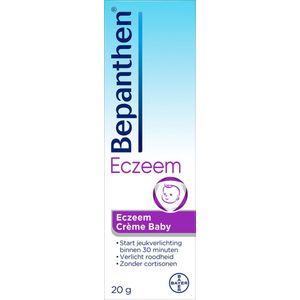 Bepanthen Eczeem Creme - verlicht jeuk en roodheid - mild tot matig atopisch eczeem - ook bij baby's - 20 gram