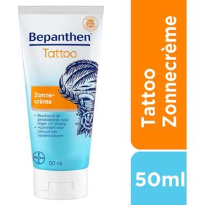 Bepanthen - Tattoo Zonnebrand - SPF 50+ - beschermt de getatoeëerde huid - 50 ml