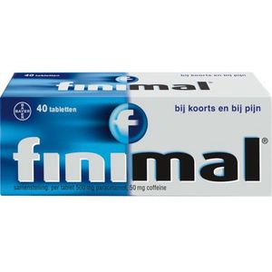 Finimal - Paracetamol 500mg/Coffeine 50mg - Pijnstillers - 40 Stuks