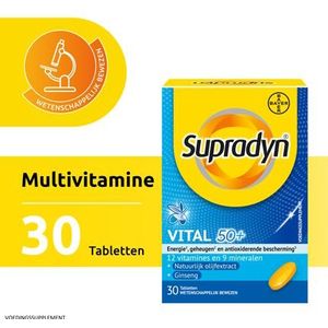 Supradyn - Vital 50+ - Multivitaminen - Met Ginseng - 30 Tabletten