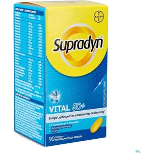 Multivitaminen - Diverse Vitamines en Mineralen - Ondersteunt Energieniveau