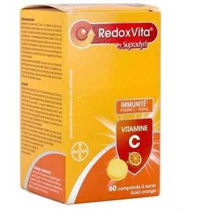 Redoxvita Vitamine C 500mg Weerstand 60 Zuigtabletten