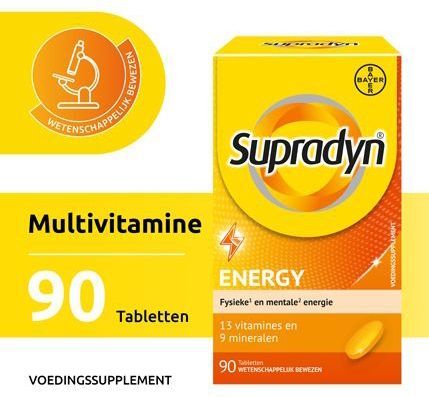 Supradyn - Energy - Multivitamine - 13 Vitamines - 9 Mineralen