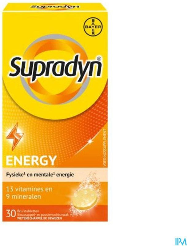 Supradyn Energy Bruistabletten 30 Nf Verv.3150257