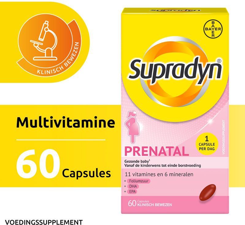 Supradyn - Prenatal - Multivitamine - 30 Capsules