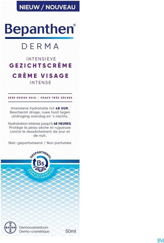 Bepanthen Derma Intensieve Gezichtscreme Tube 50ml