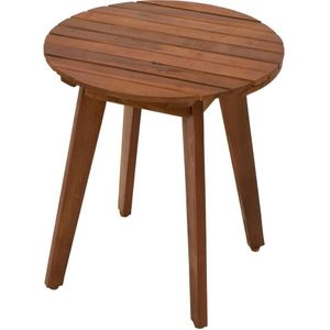 Beistelltisch 40cm rund Akazie ge&#246;lt
