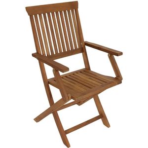 4 delige set tuinstoelen Acacia hout