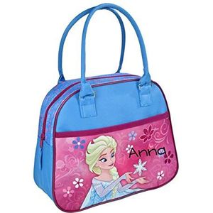 Handtas voor meisjes met naam | Motief Elsa Frozen Frozen in blauw, roze en roze | Kita- & Kleuterschool Tas voor peuters | Personaliseren & Bedrukken | incl. NAMENDRUK