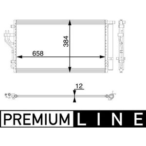 Condensor, Airconditioning Hyundai, Kia Mahle Ac 56 000p