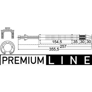 Droger, Airconditioning Seat, Skoda, Volkswagen Mahle Ad 183 000p