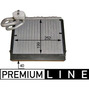 Verdamper, airconditioning MAHLE AE 106 000P