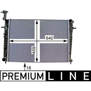 Radiator, motorkoeling MAHLE CR 1333 000P