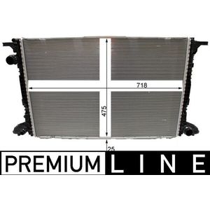 Radiateur Audi Mahle Cr 2180 000p