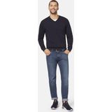 Bugatti - Jeans - Donkere Wassing - Flexcity - 5-Pocket-Stijl