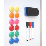 Whiteboard MCW-C84, Magnettafel Memoboard Pinnwand, inkl. Zubehör ~ 40x30cm