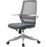 Moderner Bürostuhl MCW-J88, Schreibtischstuhl, ergonomisch atmungsaktiv, Taillenstütze, anhebbare Armlehne ~ grau
