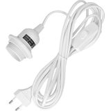 kwmobile - E27 Lampfitting - Snoerpendel - Wit - 3,5 Meter Snoer