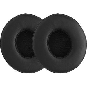 kwmobile - Oorkussens - Zwart - Kunstleer en Schuim