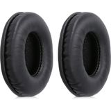 kwmobile 2x oorkussens compatibel met AKG K518 /K518DJ /K81 /K518LE oorkussens - Earpads voor koptelefoon - Kunstleer en schuim in zwart