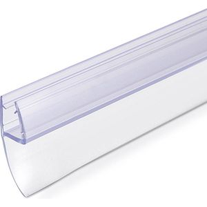 Douchedeurafdichting - Transparant - PVC - 100 cm - Voor 6mm Glazen Douchedeur