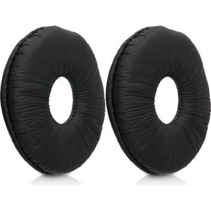 kwmobile - Earpads - Zwart - Kunstleer en Schuim
