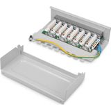 kwmobile - Cat6 - Patchpaneel - 8-poorts - 1 Gbit/s, 250 MHz