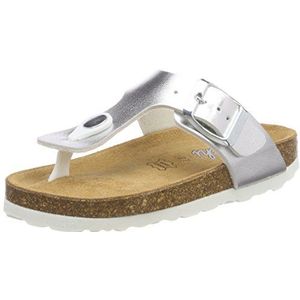 Lurchi Ottie Flip Flops voor meisjes, Zilver Metallic 39