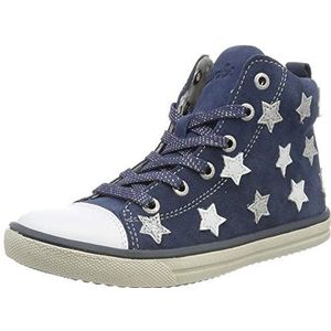 Lurchi Starlet hoge sneakers voor meisjes, blauw jeans 22, 27 EU